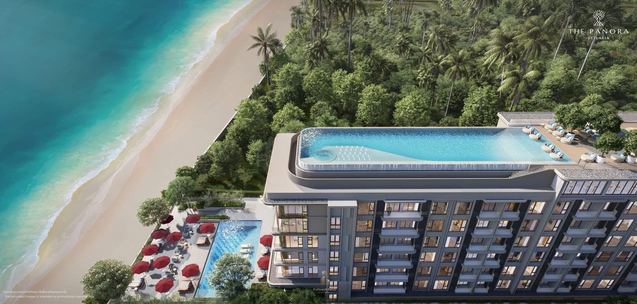 The Panora Estuaria Na Jomtien condo for sale17 rooftop pool